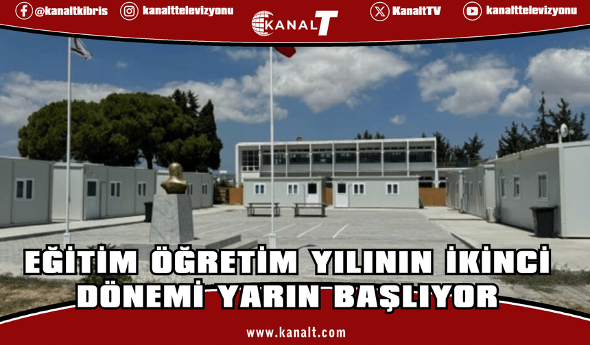 Okullarda ikinci dönem zili yarın çalıyor