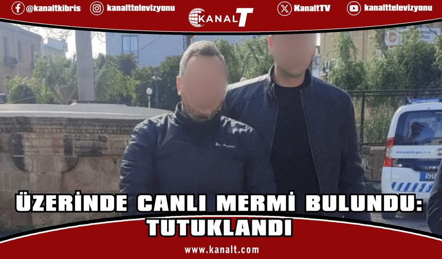 Üzerinde canlı mermi bulunan zanlı tutuklandı