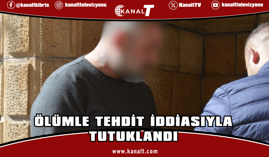 Sevgilisini darp etmek ve çocuğuyla birlikte öldürmekle tehdit ettiği iddia edilen zanlı 1 gün tutuklu