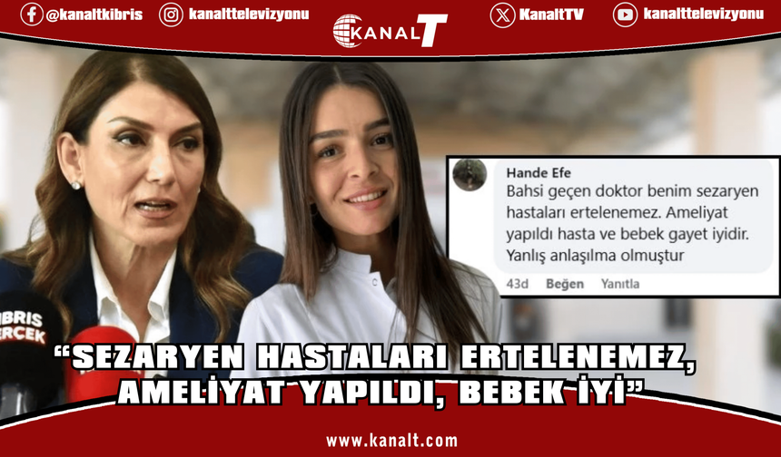 Gürkut'un iddiasına doktordan yanıt: Sezaryen hastaları ertelenemez, ameliyat yapıldı, bebek iyi