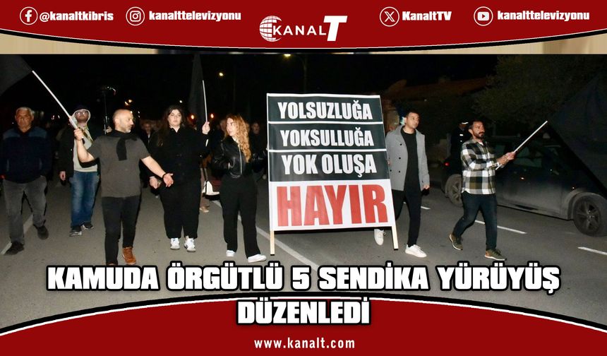 Beş sendikadan hükümete kitlesel yürüyüş: “Yolsuzluğa, yoksulluğa, yokoluşa hayır”