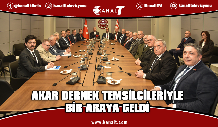 TBMM Milli Savunma Komisyonu Başkanı Akar, Muharip Dernek temsilcileriyle bir araya geldi