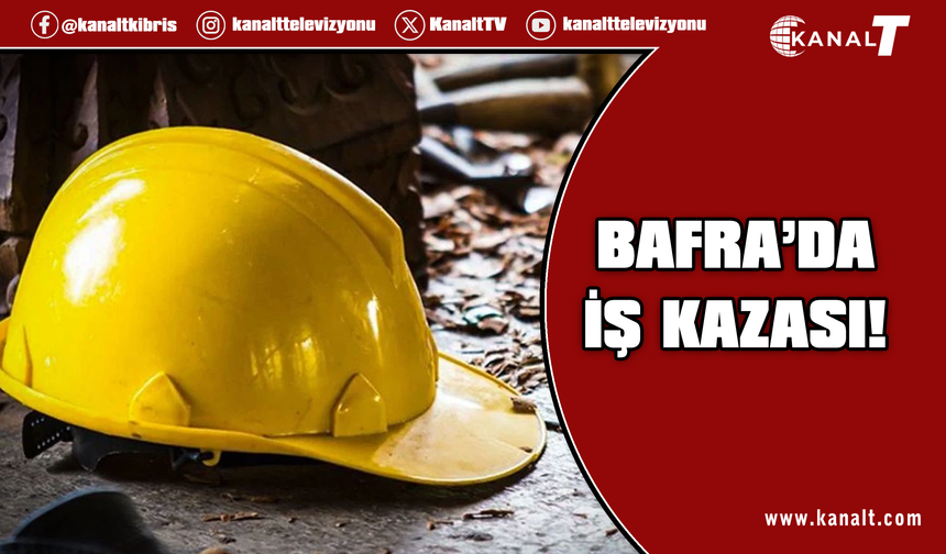 Bafra’da iş kazası: 1.5 metreden demir çubukların üzerine düştü!