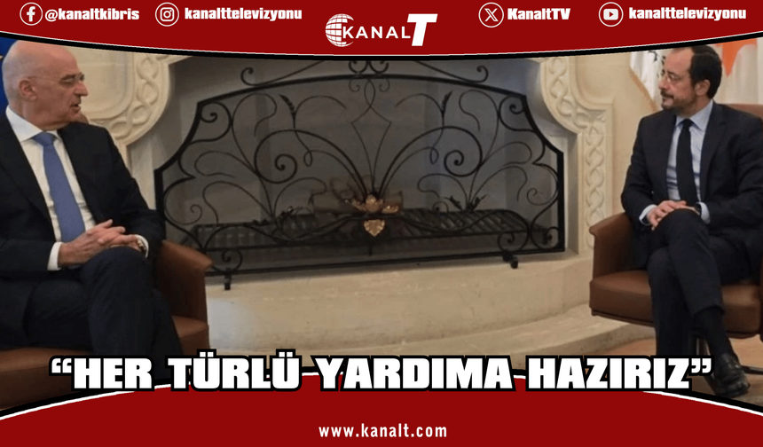 Hristodulidis, Yunanistan Savunma Bakanı Dendias'ı kabul etti