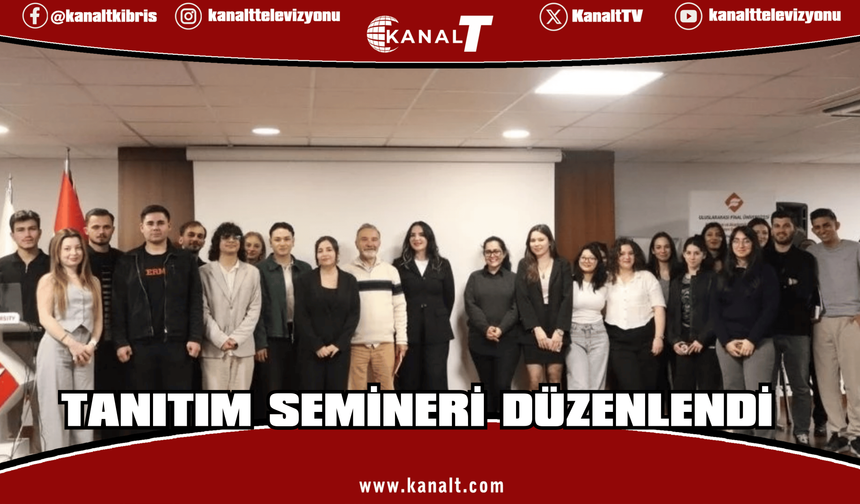 DAÜ TOLES ekibi, Uluslararası Final Üniversitesi’nde tanıtım semineri düzenledi