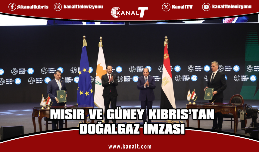 Mısır ile Güney Kıbrıs Rum Yönetimi arasında doğalgaz çerçeve anlaşması imzalandı