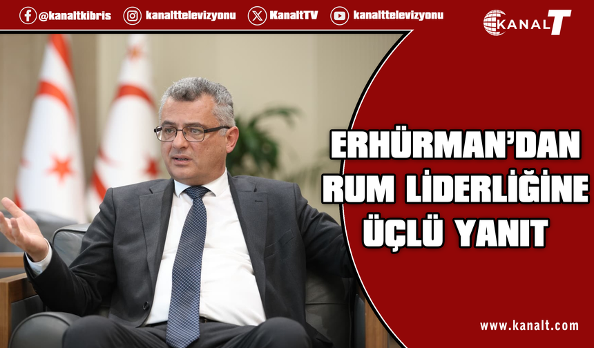 Erhürman’dan Rum liderliğine sert yanıt: Hala Sultan engeli kabul edilemez