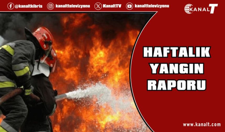 Haftalık İtfaiye raporu: 1 Yangın, 25 özel servis olayı