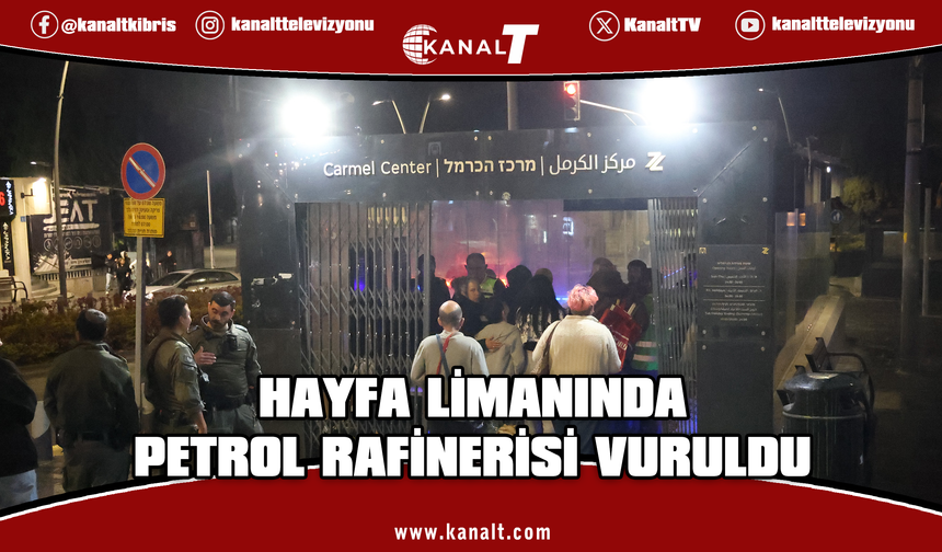 İran Hayfa’yı hedef aldı: Kentteki petrol rafinerinden siyah dumanlar yükseliyor