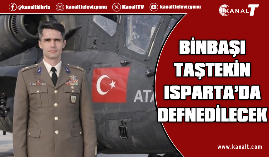 Katar’daki helikopter kazasında şehit olan Binbaşı Sinan Taştekin KKTC’de defnedilecek