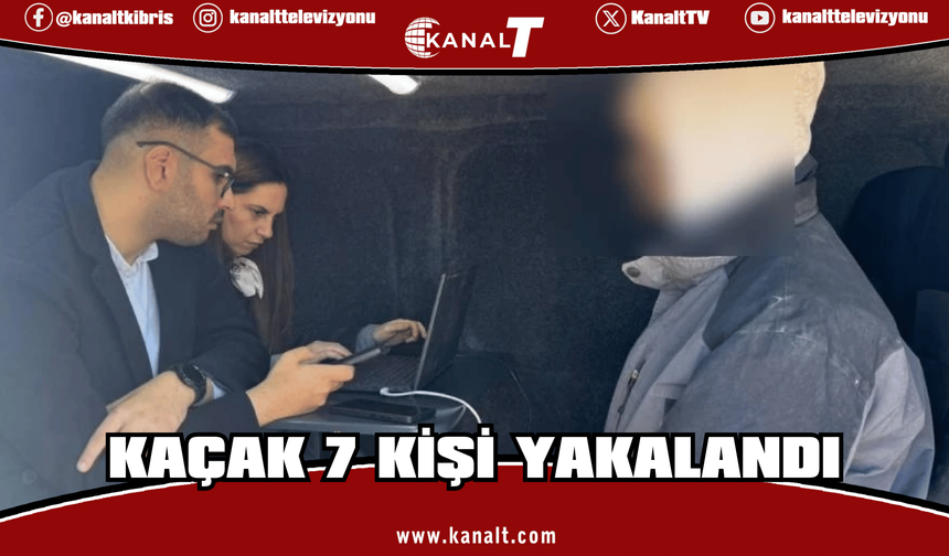 Düzensiz göç denetimlerinde kaçak  7 kişi yakalandı