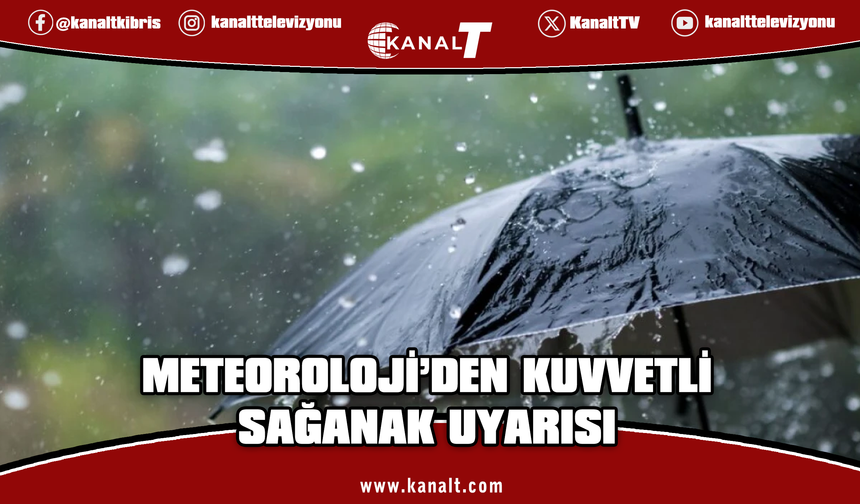 Meteoroloji Dairesi'nden uyarı: Sağanak ve fırtına geliyor