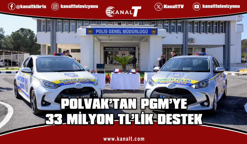 POLVAK’tan polise 33 milyon TL'lik dev destek: Araç ve ekipmanlar tanıtıldı