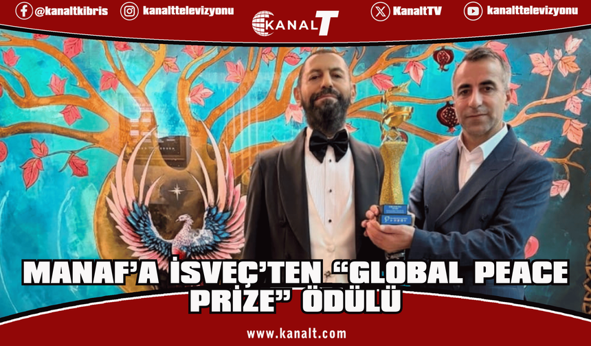 Akif Manaf’a İsveç’ten “Global Peace Prize” Ödülü