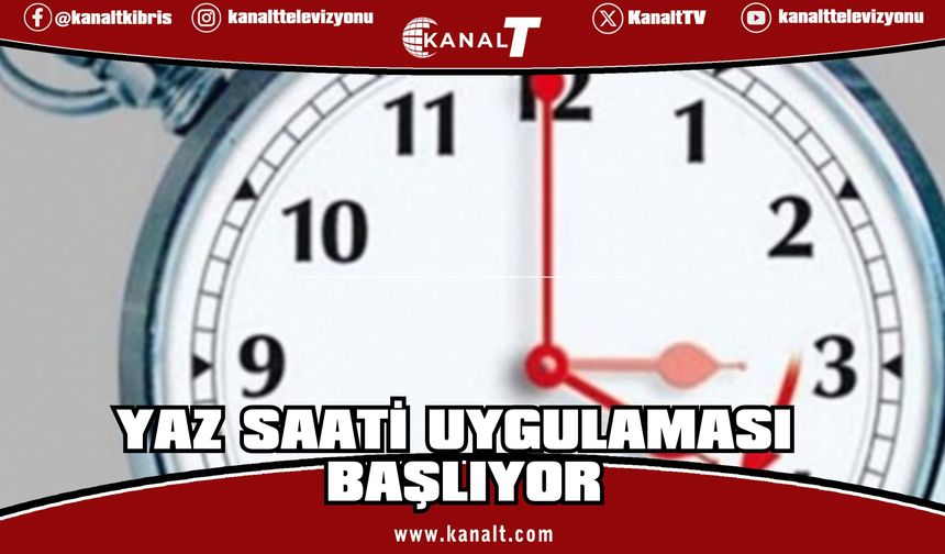 Yaz saati uygulaması başlıyor... Saatler yarın ileri alınacak