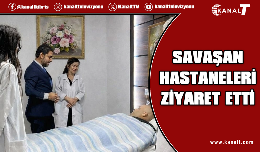 Ahmet Savaşan hastaneleri ziyaret etti: Sağlık çalışanlarının Tıp Bayramı'nı kutladı