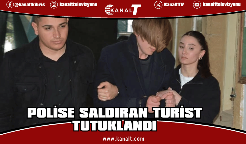 Güney Kıbrıs'a geçemeyeceğini öğrenen turist, polise saldırdı: Tutuklandı