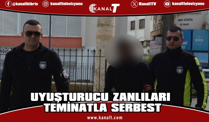 Uyuşturucuyla yakalanan zanlılar serbest