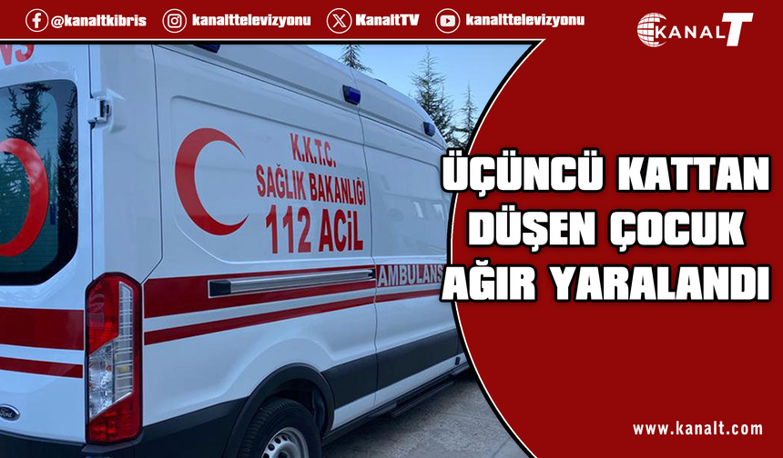 Gazimağusa’da feci olay: 2 yaşındaki çocuk balkondan düştü!