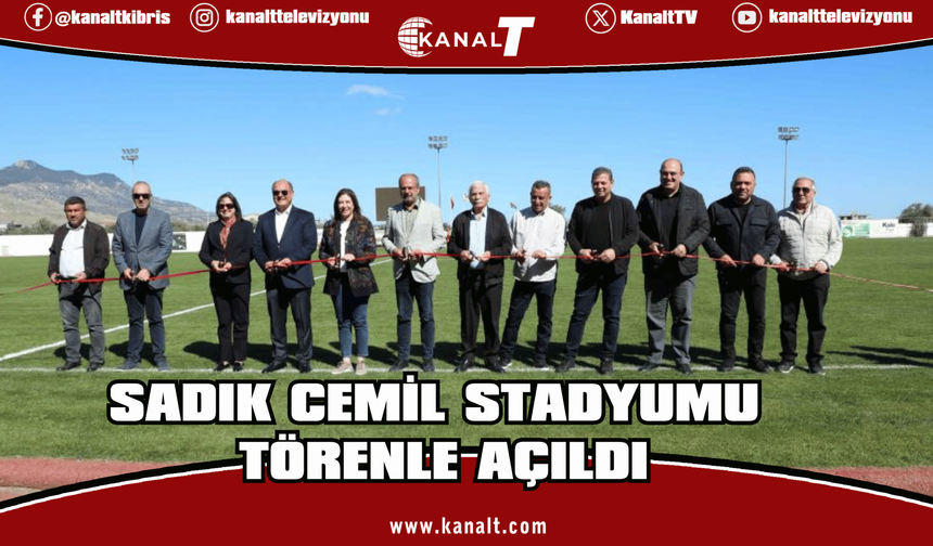 Sadık Cemil Stadyumu törenle açıldı