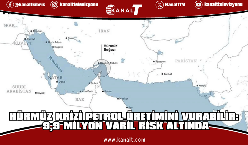 IEA: Hürmüz Boğazı'ndaki aksama martta günlük 9,9 milyon varil petrol üretimini askıya alacak