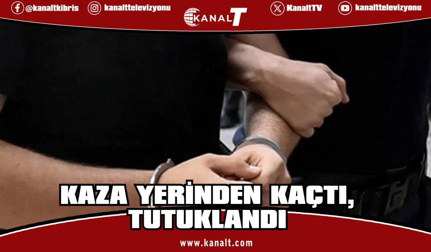 Kaza Yerinden Kaçan Sürücü Tutuklandı
