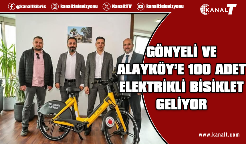 Gönyeli-Alayköy’de elektrikli bisiklet dönemi başlıyor: İmzalar atıldı