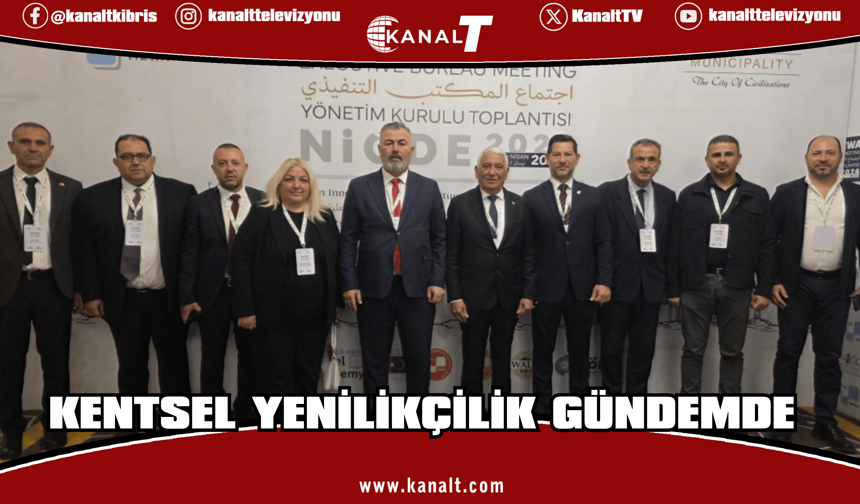 Kıbrıs Türk Belediyeler Birliği heyeti UCLG-MEWA Yönetim Kurulu toplantısına katıldı