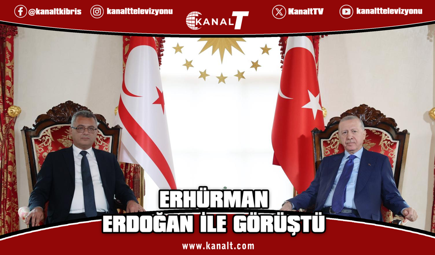 Cumhurbaşkanı Tufan Erhürman, Türkiye Cumhurbaşkanı Recep Tayyip Erdoğan ile görüştü