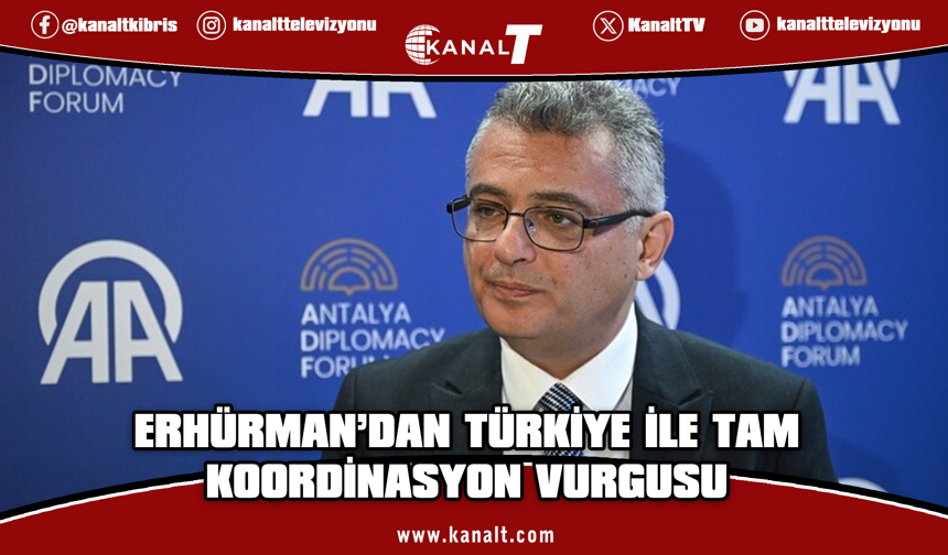 Cumhurbaşkanı Erhürman, dış politikada Türkiye ile istişare içerisinde olduklarını söyledi