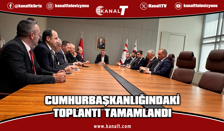 Cumhurbaşkanlığındaki toplantı tamamlandı: Görüşmenin detaylarına ilişkin açıklama yapılmadı