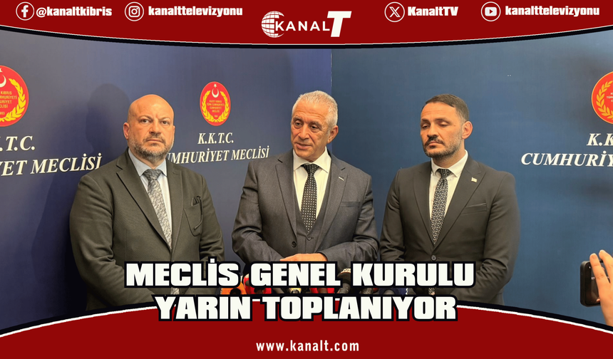 Taçoy: Yasa tasarıları yarın genel kurulda görüşülecek