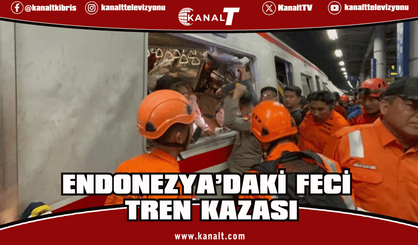 Endonezya’daki tren kazasında ölü sayısı 14’e yükseldi
