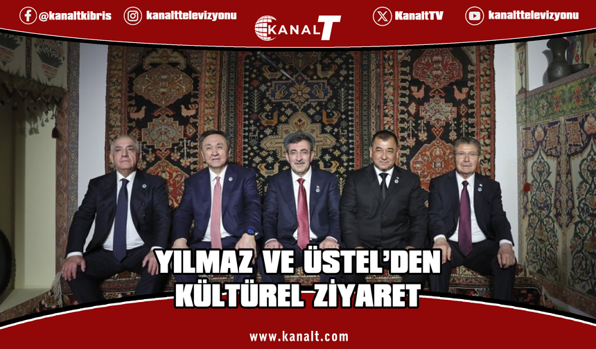 Cevdet Yılmaz ile Başbakan Üstel Azerbaycan Milli Halı Müzesi'ni ziyaret etti