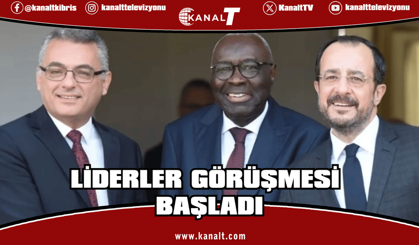 Cumhurbaşkanı Tufan Erhürman ile Rum Lider Nikos Hristodulidis görüşmesi başladı