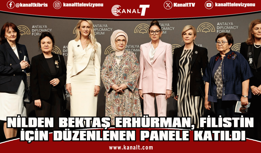 Nilden Bektaş Erhürman, Filistin için düzenlenen uluslararası eğitim paneline katıldı