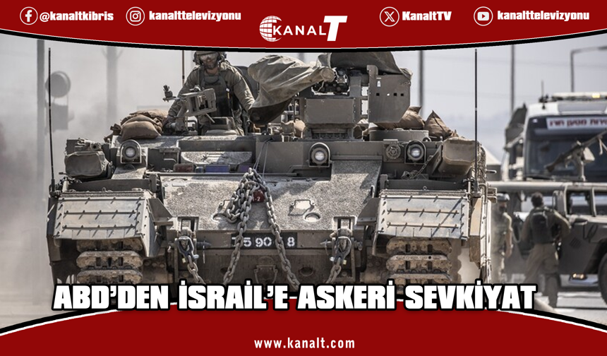 ABD'den İsrail'e 6 bin 500 tonluk yeni askeri sevkiyat