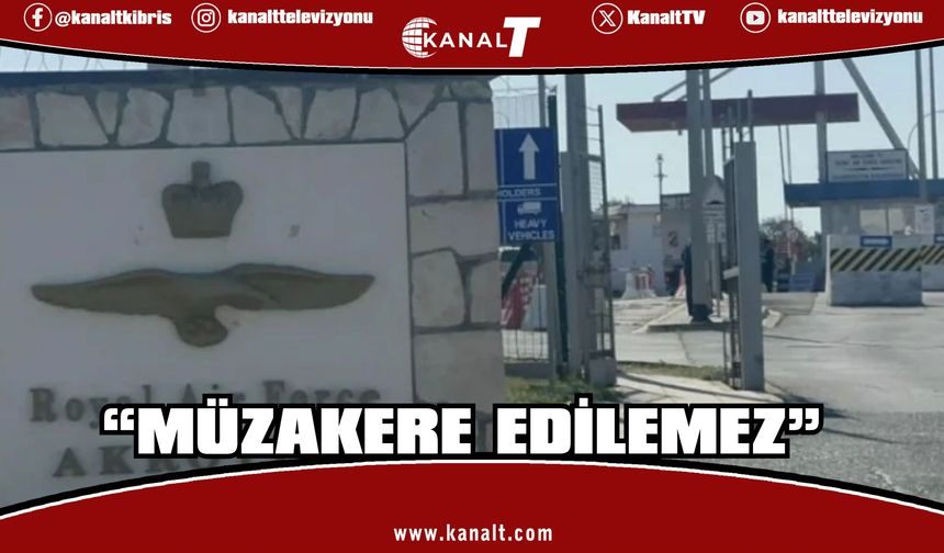 İngiltere’den Kıbrıs’taki üsler için net mesaj