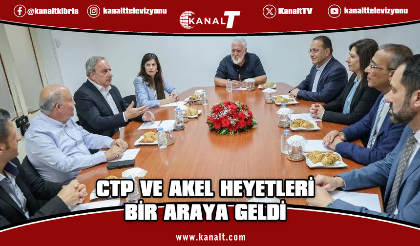 CTP Genel Başkanı İncirli AKEL heyetini kabul etti: Statüko sürdürülebilir değil