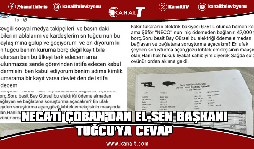 Necati Çoban’dan Tuğcu'ya cevap: Adıma kayıt bulursan istifa ederim