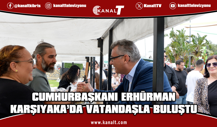 Cumhurbaşkanı Tufan Erhürman, 8. Karşıyaka Taş Armudu Festivali’ne katıldı