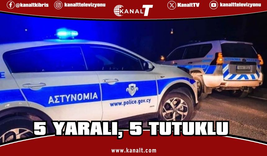 Limasol’da eğlence merkezi önünde 20 kişinin karıştığı kavga