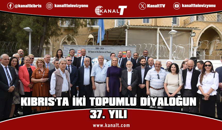 Kıbrıslı Türk ve Rum siyasi partiler arasındaki diyaloğun 37. yıl dönümü kutlandı