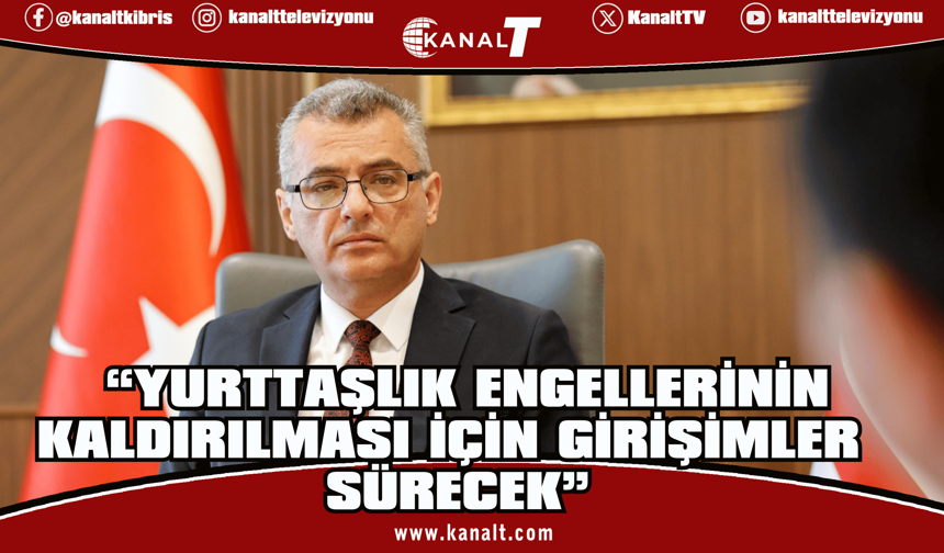 Erhürman: Karma evliliklerden doğan çocukların AB yurttaşlığı sorunu devam ediyor