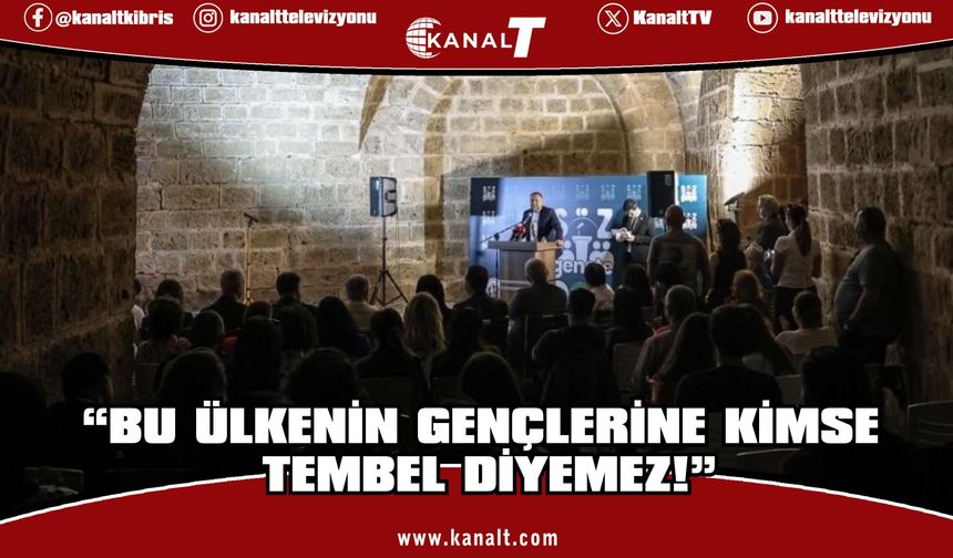 Zeki Çeler “Söz Gençte” etkinliğinde vurguladı: Bu ülkenin gençlerine kimse tembel diyemez!