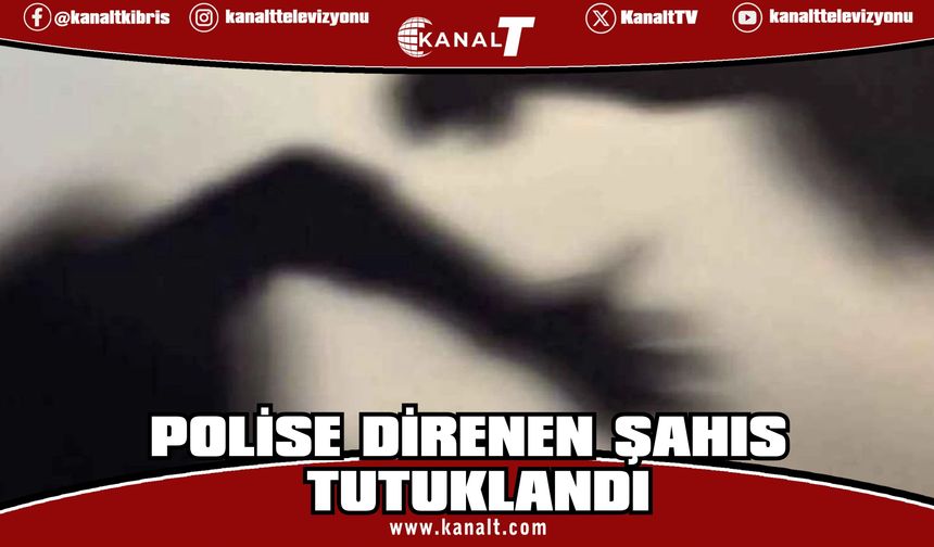 Lefkoşa’da olay çıkaran şahıs polise saldırdı