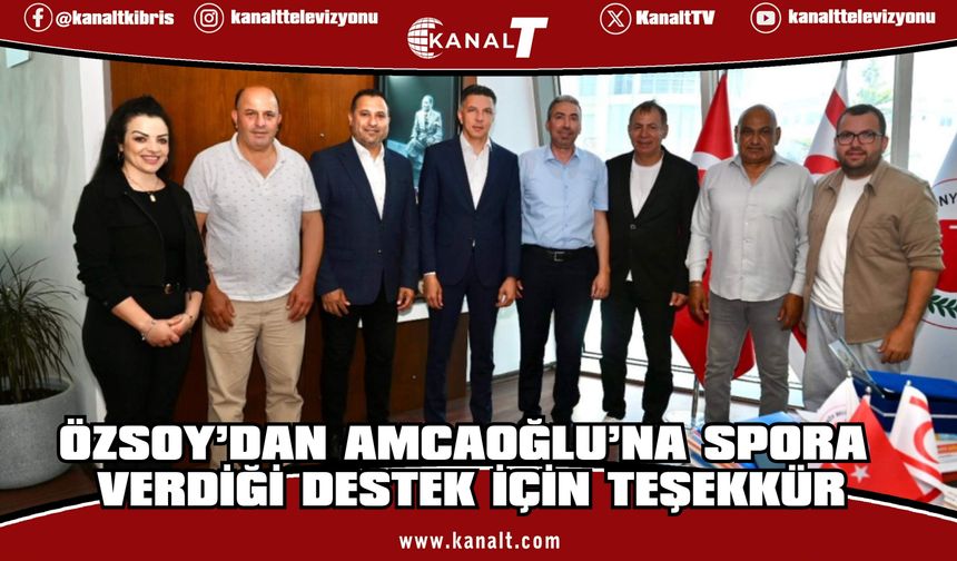 Amcaoğlu, KTSYD heyeti ile bir araya geldi