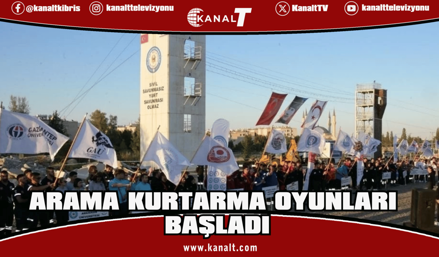 8'nci Üniversiteler Arama Kurtarma Oyunları başladı