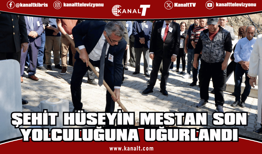 Erhürman, Şehit Hüseyin Mestan için düzenlenen törene katıldı
