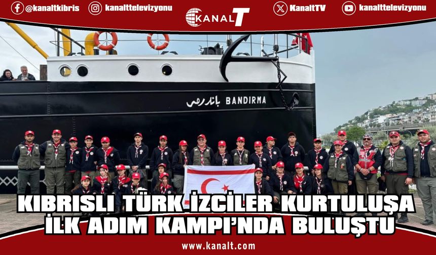 Kıbrıs Türk İzcilik Federasyonu, Samsun’da düzenlenen “Kurtuluşa İlk Adım Milli Bilinç Kampı”na katıldı